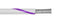 ALPHA WIRE 1854 WV005 Wire, PVC, Violet, White, 24 AWG, 0.23 mm&sup2;, 100 ft