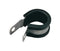 HELLERMANNTYTON 211-15080 Fastener, Cushioned P Clip, 9.5 mm, Screw Mount Cable Clamp, Aluminium, CR (Chloroprene), Black 4031026129105