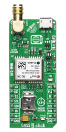 MIKROELEKTRONIKA MIKROE-5764 Add-On Board, GNSS 7 Click, MikroE MikroBUS Compatible Development Boards