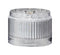 PATLITE LR7-E-C LED Unit, White, 24VDC, IP65, NEMA 4X, NEMA 13, 50mm H, 70mm Lens, LR Series