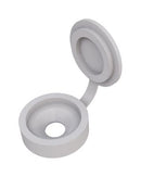 TR FASTENINGS RP0000383265 Hinged Screw Cap, PP (Polypropylene), M5 to M6, 17.5mm Diameter