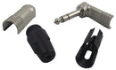 NEUTRIK NP3RX Phone Audio Connector, Professional, 3 Contacts, Plug, 6.35 mm, Cable Mount, Nickel Plated Contacts