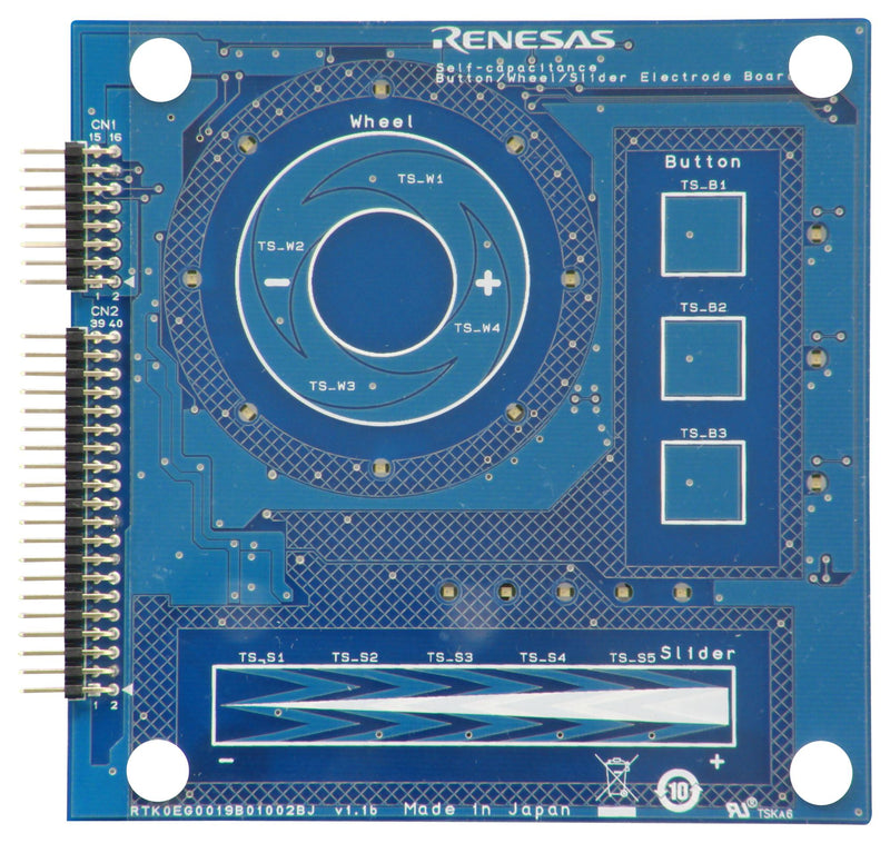 Renesas RTK0EG0021S01001BJ RTK0EG0021S01001BJ Capacitive Touch Evaluation System R7FA6M2AF3CFB 32bit ARM Cortex-M4 RA Family New