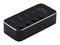 ROLINE 14.02.5056 USB Hub, 4 Port, USB 3.2 Gen 1, USB 3 Type B Female to USB 3 Type A Female, 5 Gbps, Black