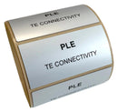 ENTRELEC - TE CONNECTIVITY PLE-030008-WH-1 Label, Die-Cut, 8.8 mm, 30 mm, Polyester, White 1SET530204R0000