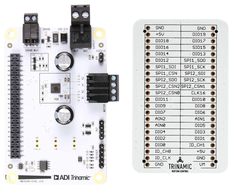 TRINAMIC / ANALOG DEVICES TMC5240-EVAL Evaluation Board, TMC5240, 2-Phase Stepper Motor Controller/Driver, Power Management - Motor Control