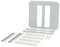 FIBOX DRS ARCA 303021 DIN Rail Frame Set, 285mm x 285mm x 35 mm, Fibox ARCA IEC Series 300mm x 300mm x 210mm Enclosure