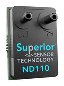 SUPERIOR SENSORS ND110 Pressure Sensor, Multi-range, 6 Pressure Ranges, 10 Inch-H2O, I2C Digital, SPI, Differential, 3.5 V ND110-SM02