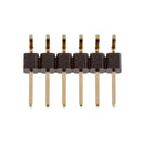 Right Angle Header - Male (PTH, 0.1in., 6-Pin)