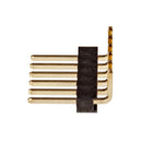 Right Angle Header - Male (PTH, 0.1in., 6-Pin)