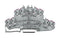 WAGO 2002-2408 DIN Rail Mount Terminal Block, 8 Ways, 22 AWG, 12 AWG, 2.5 mm&sup2;, Push In, 24 A