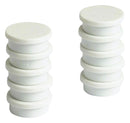 ECLIPSE MAGNETICS RM765/W Marker Magnet, Ferrite, 20 mm Diameter x 7mm Height, White