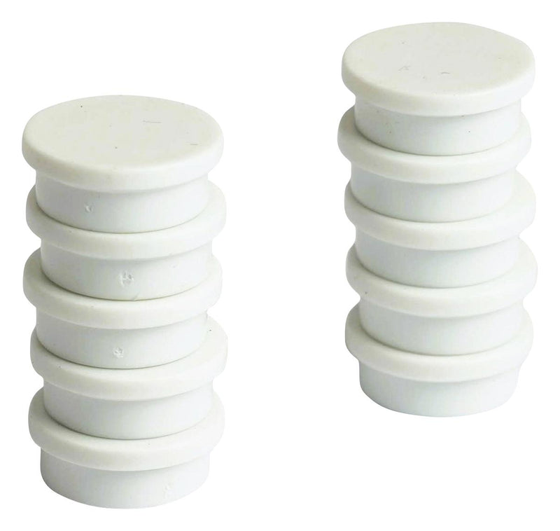 ECLIPSE MAGNETICS RM765/W Marker Magnet, Ferrite, 20 mm Diameter x 7mm Height, White