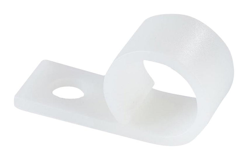 ESSENTRA COMPONENTS WHC-625-01 CABLE CLAMP, PUSH, NATURAL, NYLON