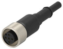 TE CONNECTIVITY SLC-FC15-M12-5P Sensor Cable, M12 Receptacle, Free End, 5 Positions, 15 m, 49.2 ft, SLC Series