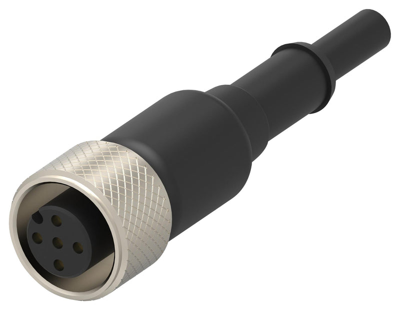 TE CONNECTIVITY SLC-FC15-M12-5P Sensor Cable, M12 Receptacle, Free End, 5 Positions, 15 m, 49.2 ft, SLC Series