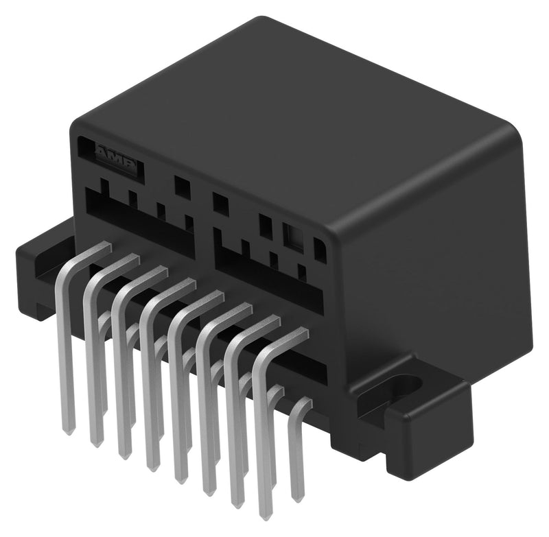 AMP - TE CONNECTIVITY 175615-2 Automotive Connector, Multilock Series, Right Angle Plug, 16 Contacts, Crimp Socket