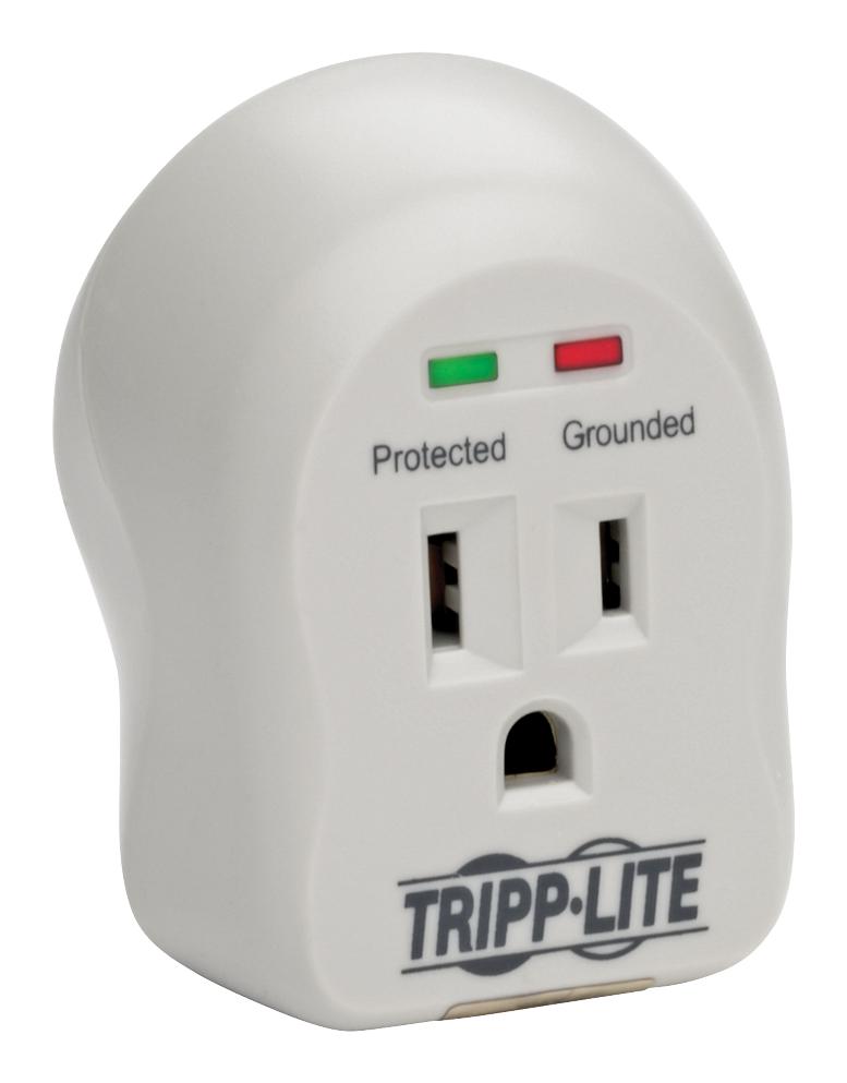 EATON TRIPP LITE SPIKECUBE SURGE PROTECTOR, 1 OUTLET, 36KA, 120V