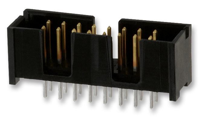 AMP - TE CONNECTIVITY 103308-2 CONN, HEADER, 14POS, 2ROW, 2.54MM, TH