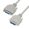 L-COM CSMN15MF-25 Computer Cable, D Subminiature Plug, 15 Way, D Subminiature Socket, 15 Way, 25 ft, 7.6 m