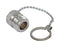 L-COM ANF-CAP01 PROTECTIVE CAP, W/CHAIN, PLUG, BRASS