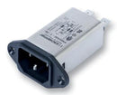SCHAFFNER - TE CONNECTIVITY FN9244EB-6-06 Filtered IEC Power Entry Module, IEC C14, Medical, 6 A, 250 VAC
