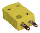 OMEGA NHXH-K-M. THERMOCOUPLE CONNECTOR, K TYPE, PLUG