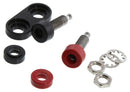 POMONA 2269-0. DOUBLE BANANA JACK, 15A, TURRET, BLACK