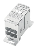 FINDER 9D.01.5.125.0206 Panel Mount Barrier Terminal Block, 125 A, 1.5 kV, 2, Screw, 2 AWG