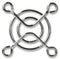 MULTICOMP PRO MCSC35-W1 Fan Finger Guard, Steel - Wire Form, 35mm Axial Fans, 25.8 mm, Silver
