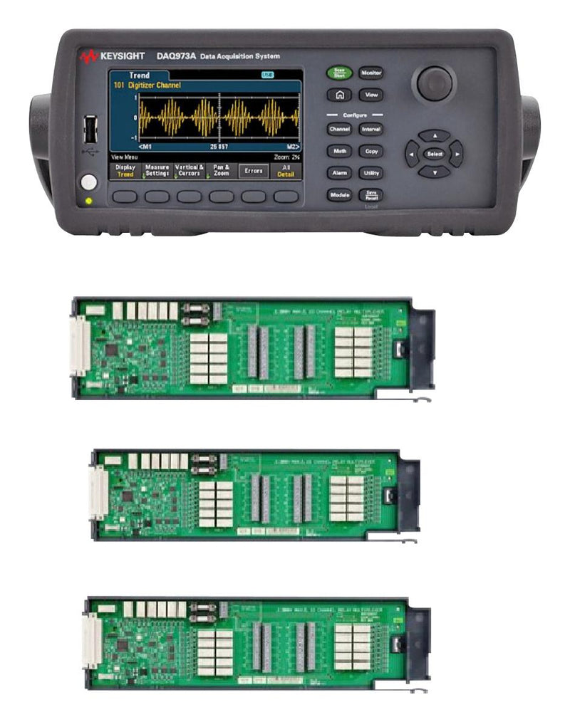 KEYSIGHT TECHNOLOGIES DAQ973MB DAQ MULTIPLEXER BUNDLE, 120 CHANNEL
