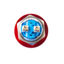 Metal Mushroom Head Pushbutton - Panel Mount (16mm, Red)