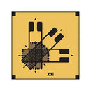 OMEGA SGD-2/350-RY53 Strain Gauge, 350 ohm, 1.1 mm, 2 mm, Ribbon Leads, 30000 &micro;m, 3-Element Corner Stacked Rosette
