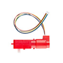 Hobby Motor with Encoder - Plastic Gear (Single, Red)