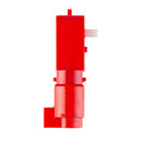 Hobby Motor with Encoder - Plastic Gear (Single, Red)