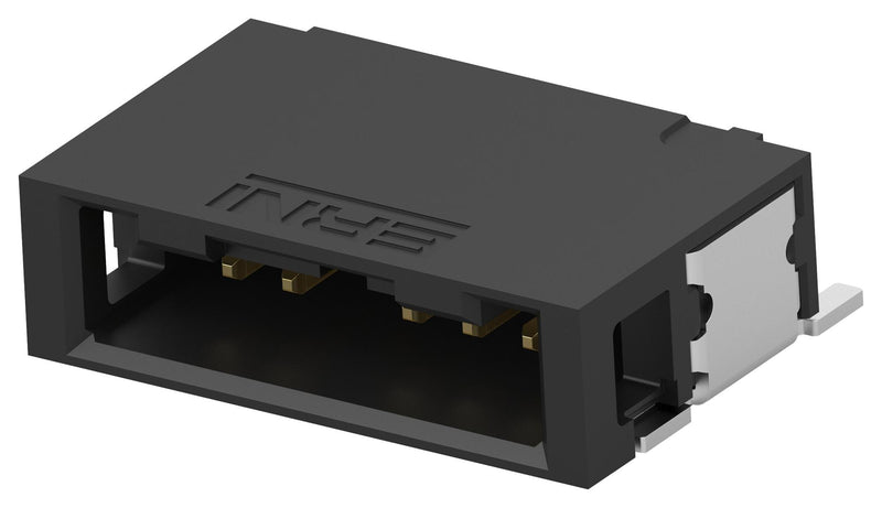 ERNI - TE CONNECTIVITY 514523-E Pin Header, Wire-to-Board, 1.27 mm, 1 Rows, 6 Contacts, Surface Mount Right Angle