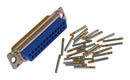 AMP - TE CONNECTIVITY 205559-2 D Sub Connector, Standard, Receptacle, AMPLIMITE HDM, 25 Contacts, DB, Crimp