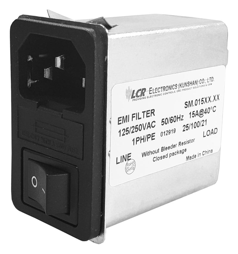 Astrodyne TDI 084SM.01500.00 084SM.01500.00 Filtered IEC Module C14 15A QC