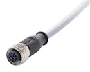 HARTING 21348500C79010 CBL ASSY, 12P M12 RCPT-FREE END/3.3 /GRY
