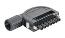HARTING 09930060403 Heavy Duty Connector, 6+PE, Han ORV3 Series, Hood, Side Entry, 6 Contacts, Receptacle
