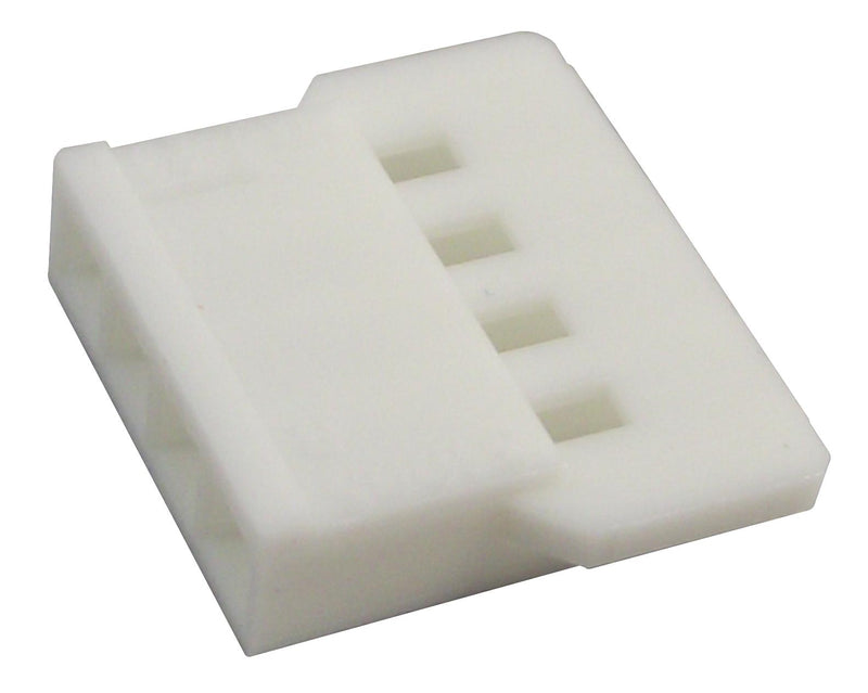 MOLEX 03-09-1042 Connector Housing, Standard .093" 1490 Series, Receptacle, 4 Ways, 5.03 mm