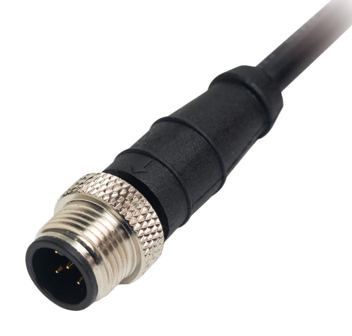 MULTICOMP PRO MP013727 Sensor Cable, IP67, 2A, PVC, M12 Plug, Free End, 8 Positions, 1 m, 3.3 ft, MP LEV connectors