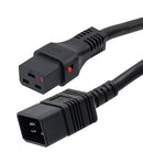 L-COM C19LC20-20-3F POWER CORD, IEC C19-IEC C20, 3 , 20A