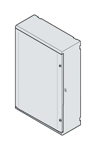 ABB 1SL0205A00 Plastic Enclosure, Wall Mount, Thermoplastic, 750 mm, 500 mm, 330 mm, IP66 1SL0205A00