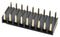 MULTICOMP PRO 2212BR-07G PCB Receptacle, Board-to-Board, 2.54 mm, 1 Rows, 7 Contacts, Through Hole Mount Right Angle