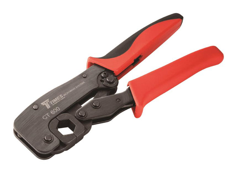 TIMES MICROWAVE CT-600 Crimp Tool, Hand, Times Microwave LMR-600 Connectors