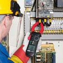 CHAUVIN ARNOUX F407 Clamp Meter, AC Current, AC/DC Voltage, Continuity, Frequency, Resistance, 1 kA, 1.2 kV, 1.7 kV