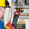 CHAUVIN ARNOUX F407 Clamp Meter, AC Current, AC/DC Voltage, Continuity, Frequency, Resistance, 1 kA, 1.2 kV, 1.7 kV