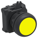 ALCOSWITCH - TE CONNECTIVITY IPE22FLYL Industrial Pushbutton Switch, IPE Series, 22.5 mm, SPST-1NC / 1NO, Momentary, Round Flush, Yellow