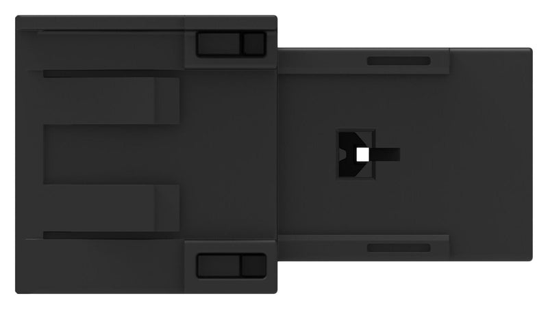 ERNI - TE CONNECTIVITY 2388171-1 CONN HOUSING, PLUG, 4POS, PA6-GF, BLK